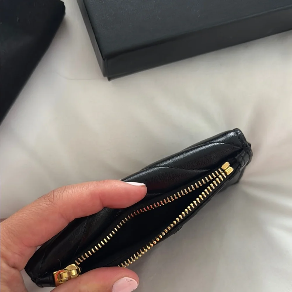 CASSANDRE MATELASSÉ FRAGMENTS FLAP CARD CASE - YSL - Lambskin - Picture 6 of 6